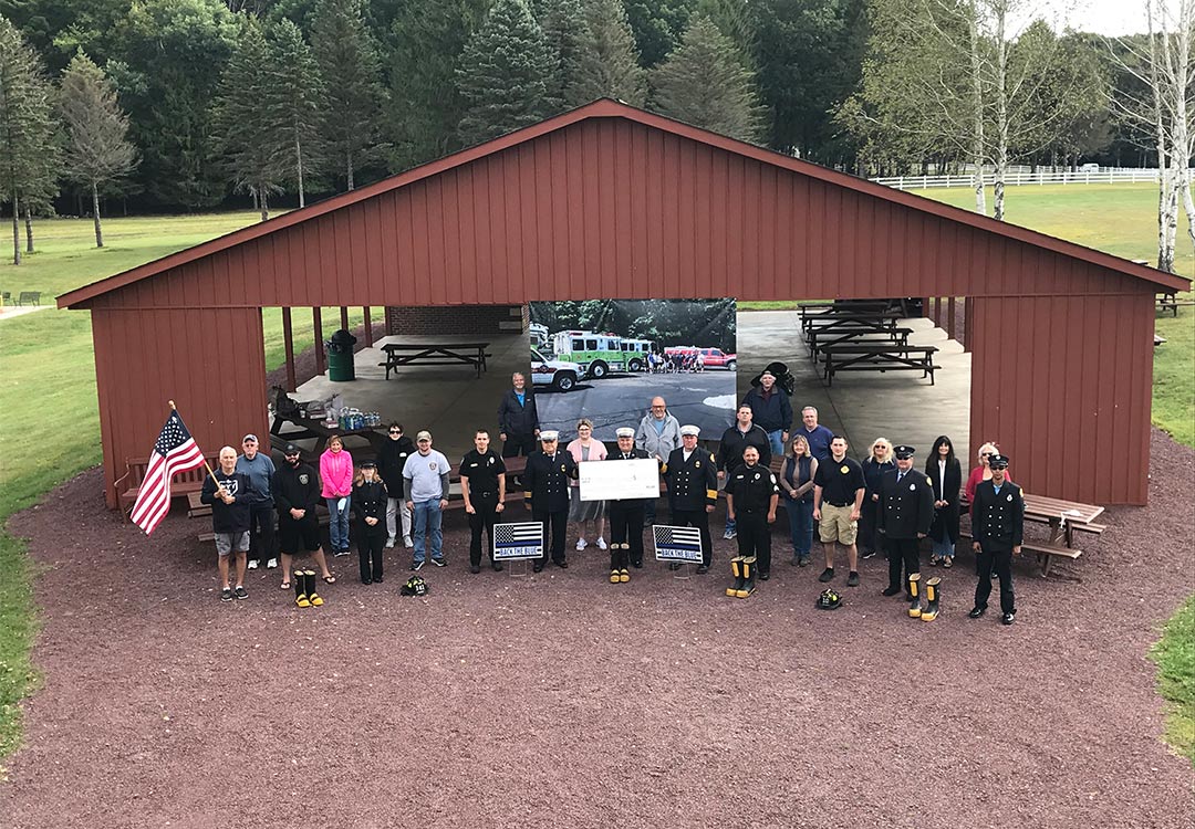 Firemen's Golf Fundraiser donation.